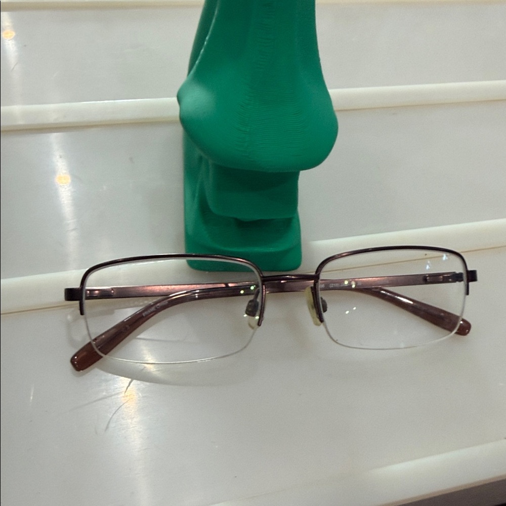 Joseph Abboud Brown Rectangular Glasses - image 6